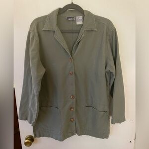 Vintage Erika & Co Linen Button Down